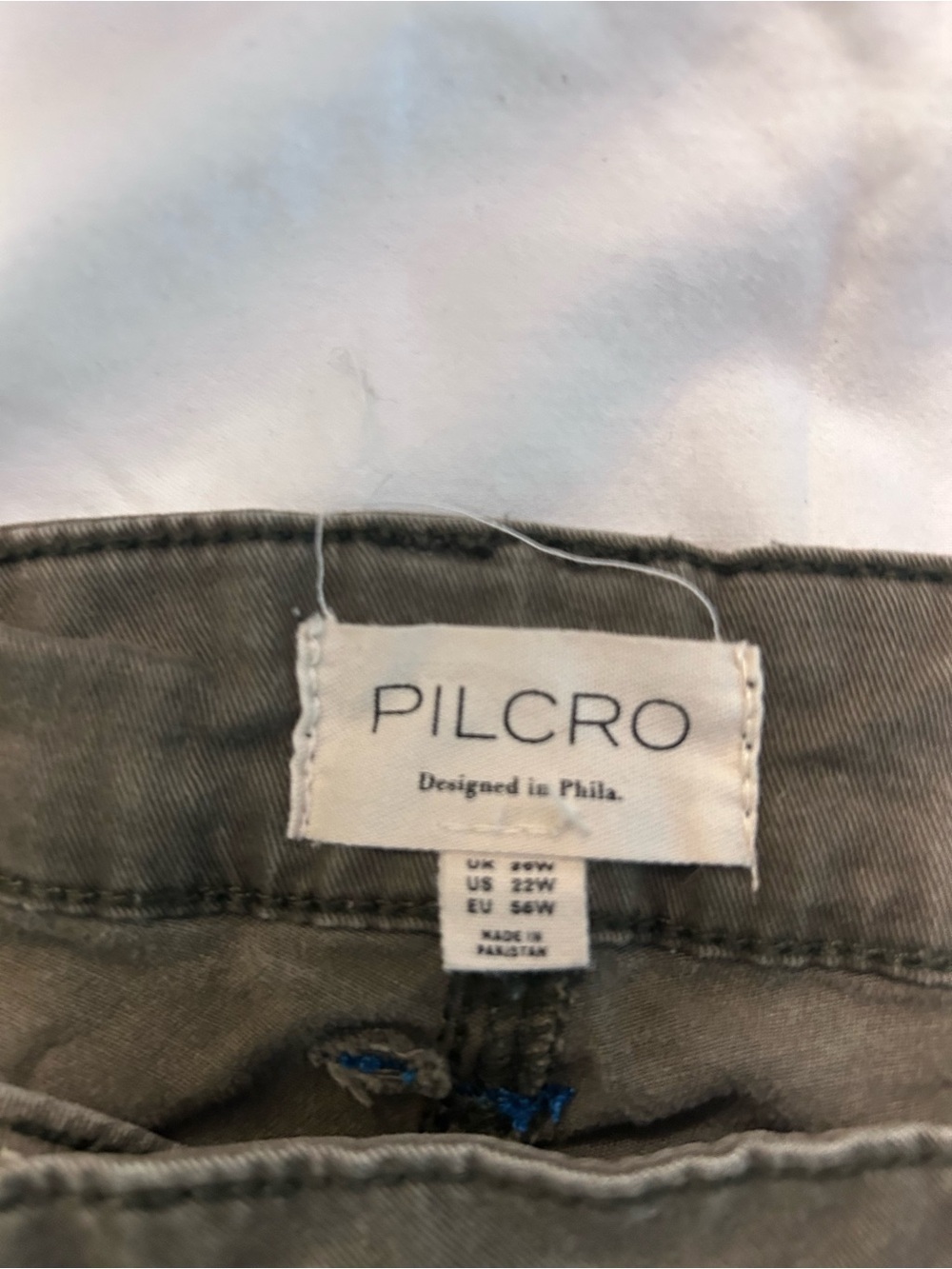 Anthropologie Pilcro Olive Cargo Casual Pants Women’s Plus Size 22